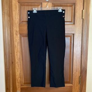 Rafaela black capri pants